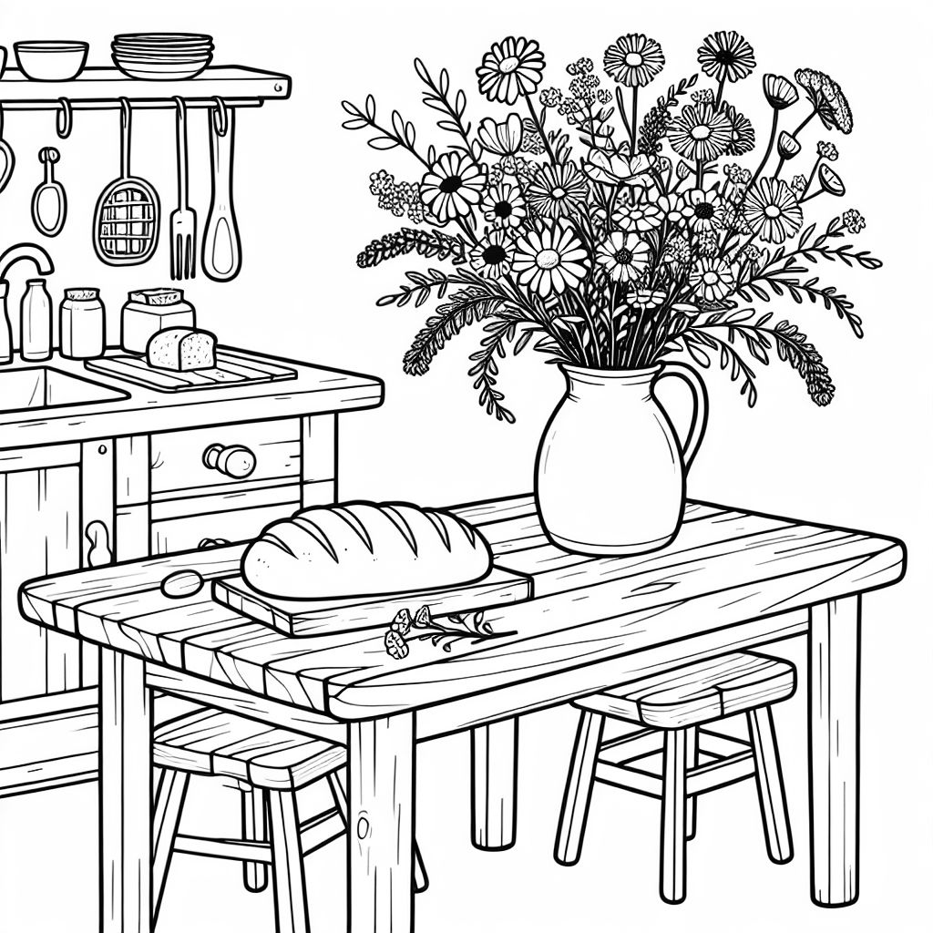 'rustic' Coloring Pages | bubbely
