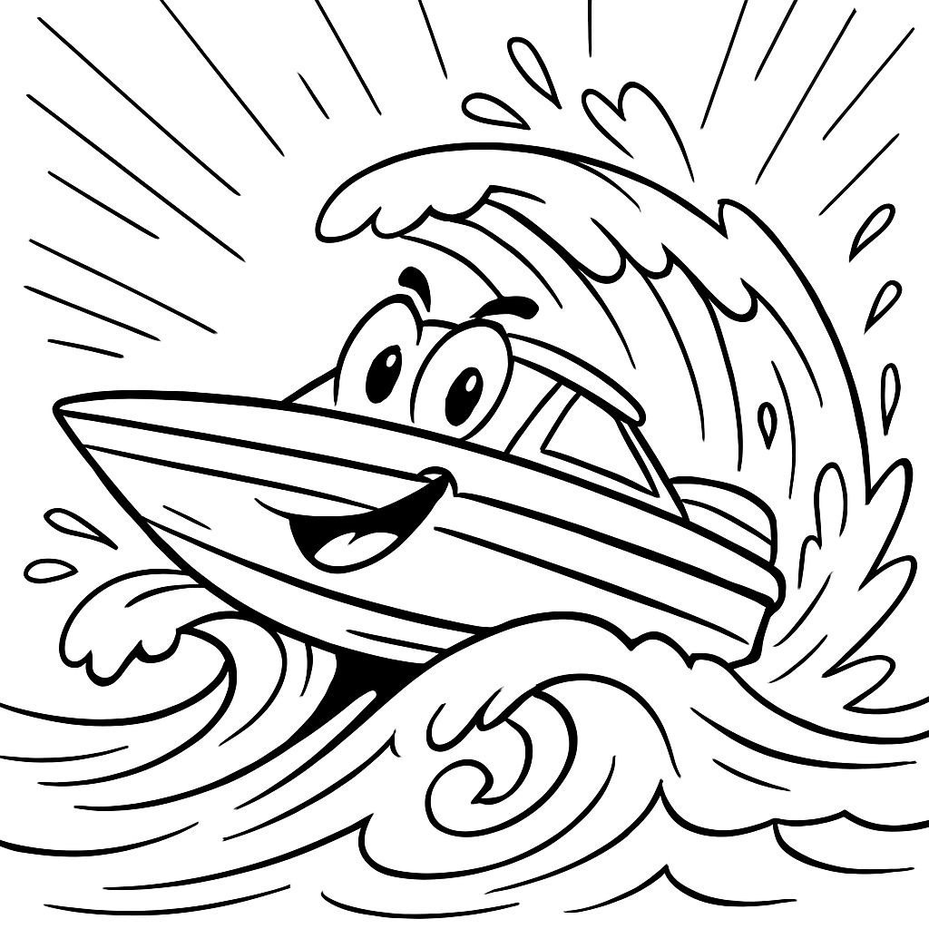 Wave Coloring Sheet [2025]