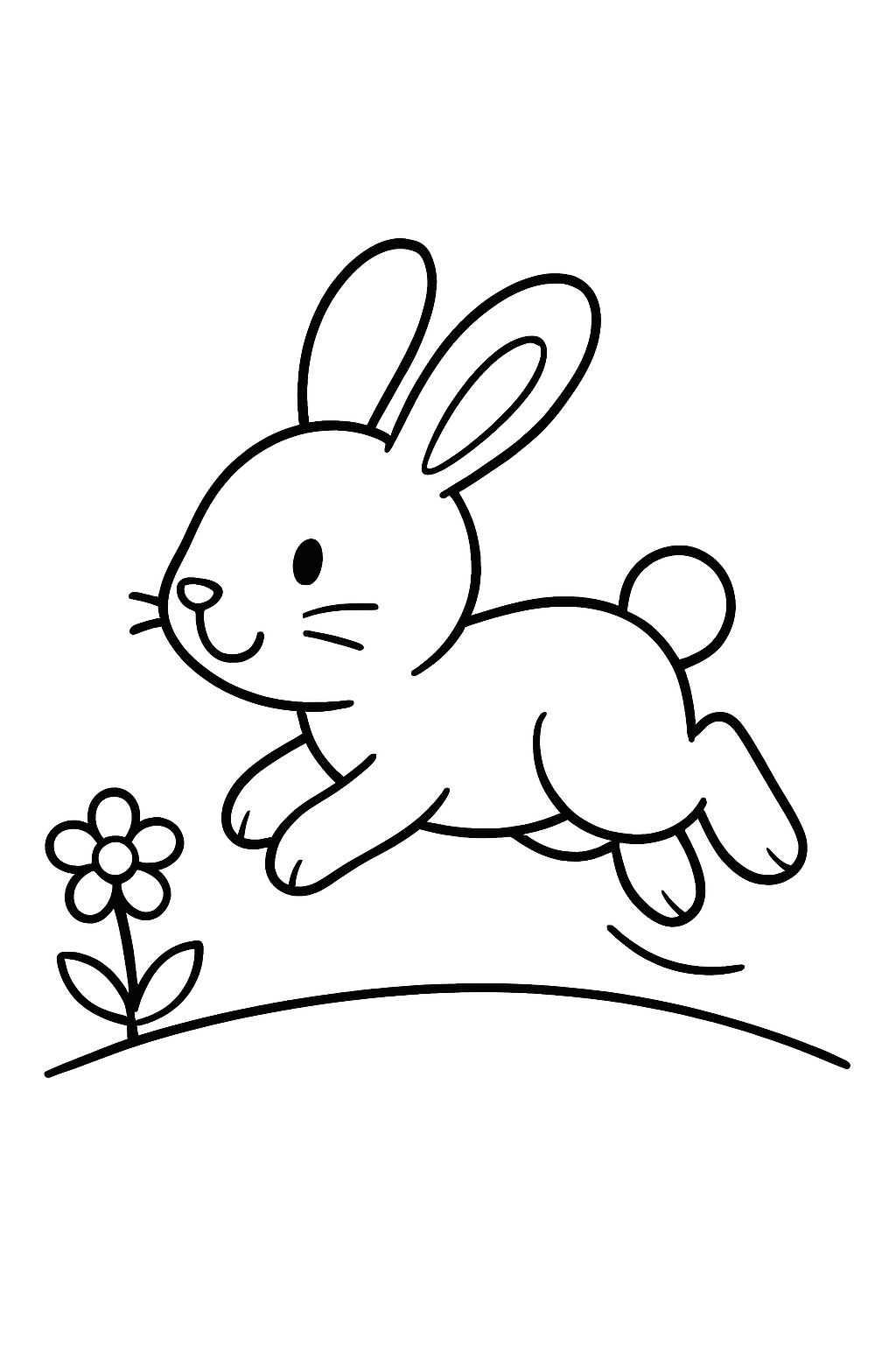 A little bunny hopping.