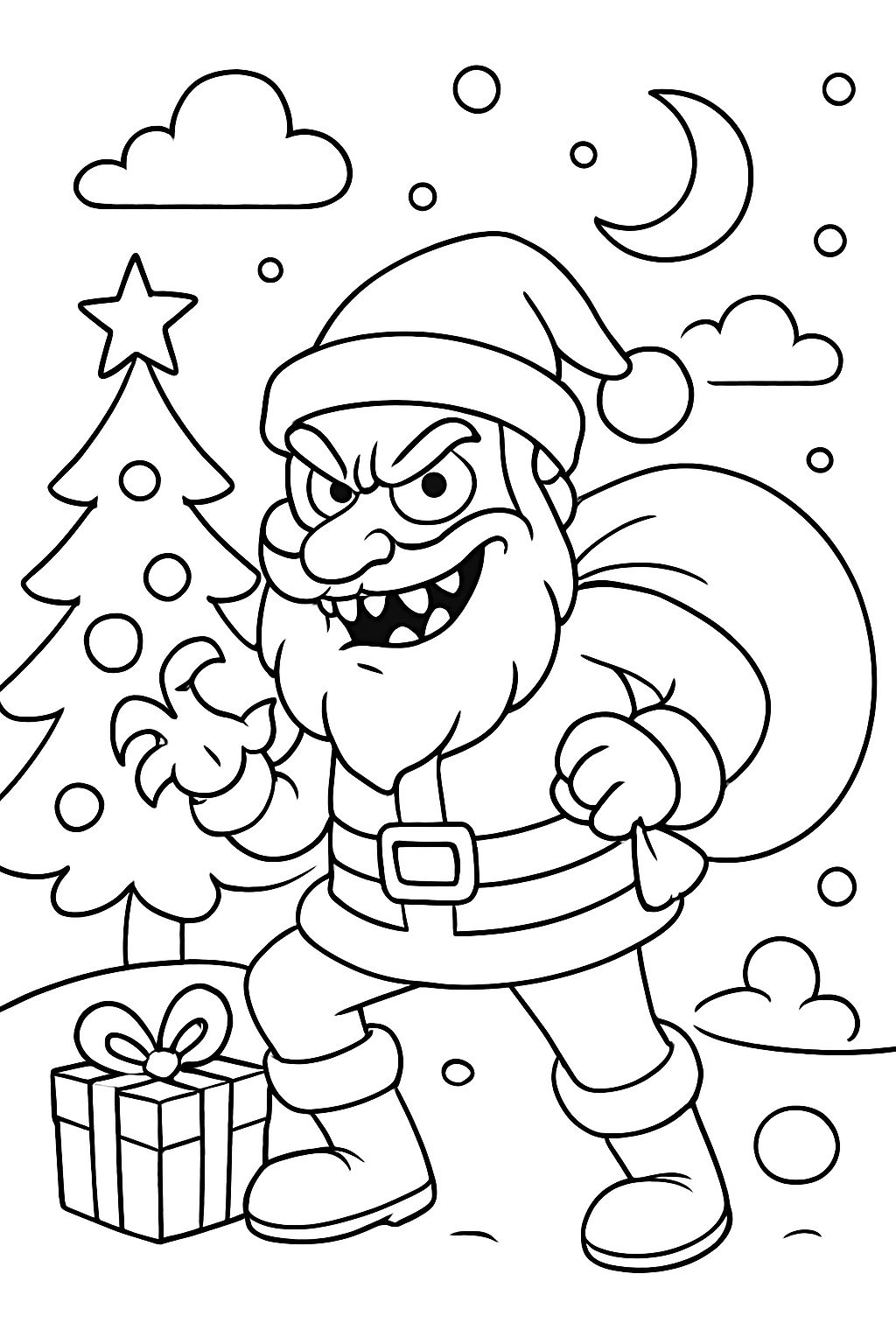 um papai noel malvado um papai noel malvado