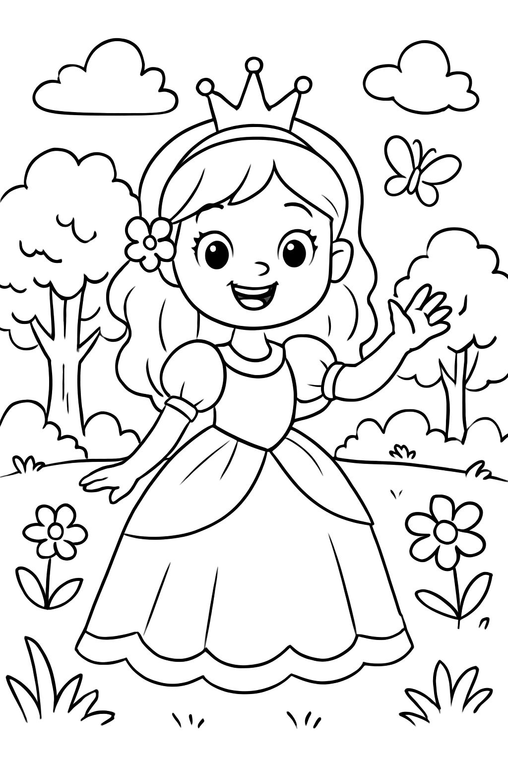 Princess that looks natury.