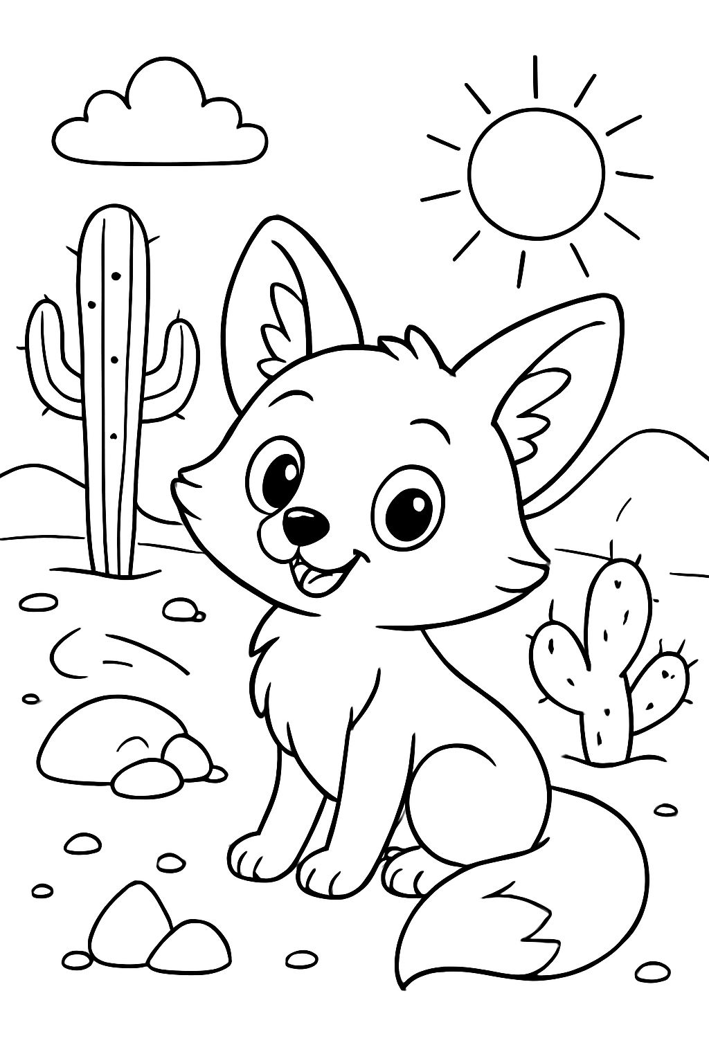 a cute desert fox a cute desert fox