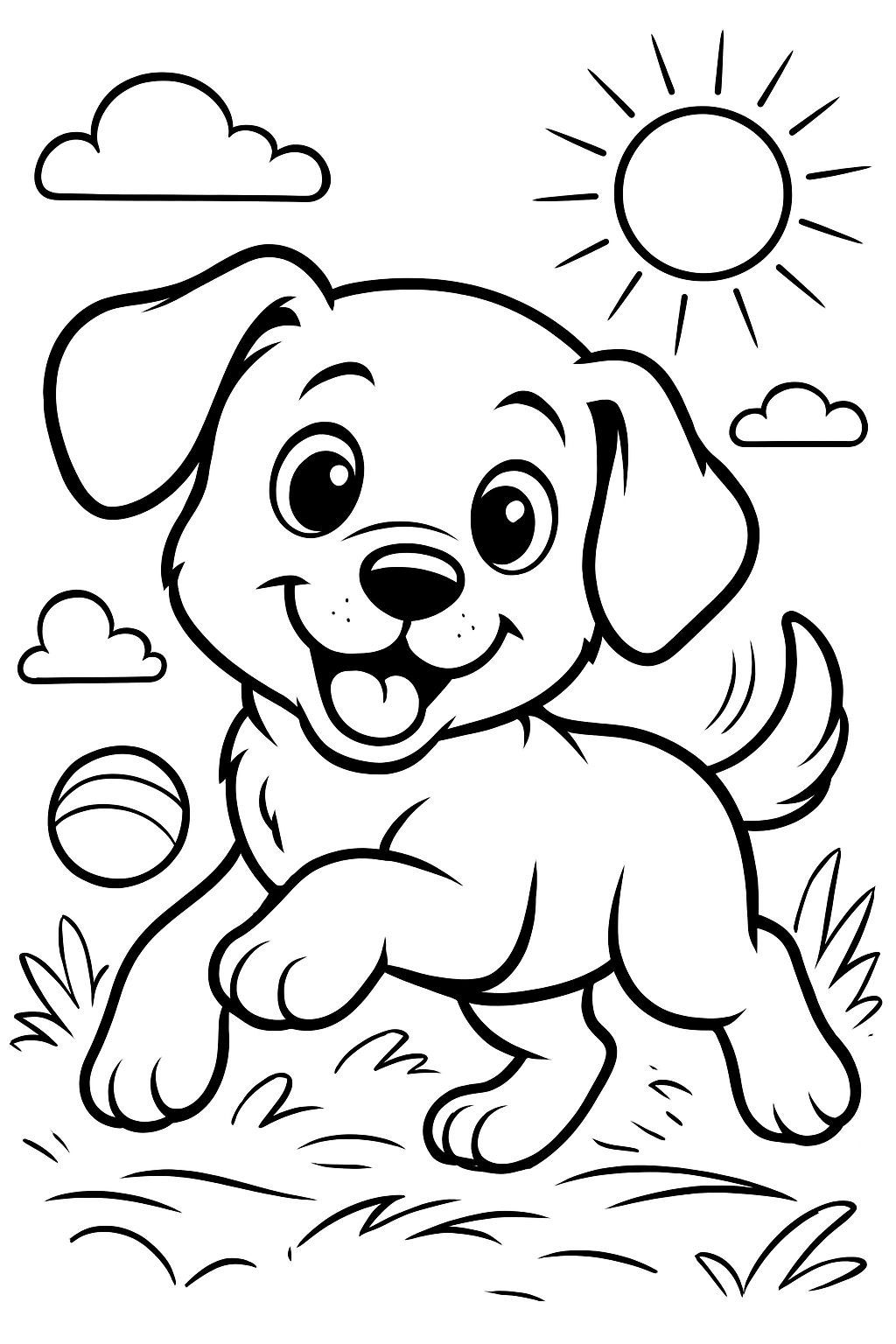 un chiot super mignon