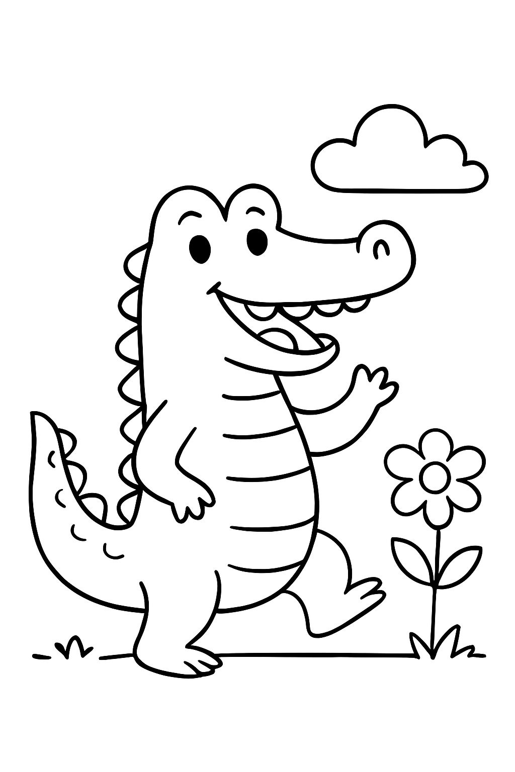 einAlligator, der etwas Lustiges macht einAlligator, der etwas Lustiges macht