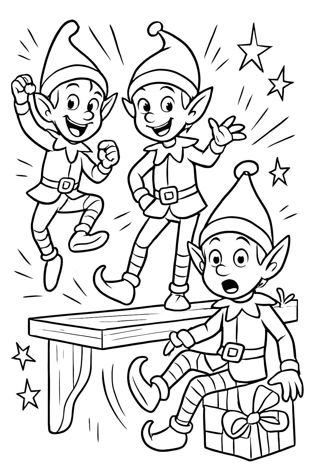 3 elves on the shelf
