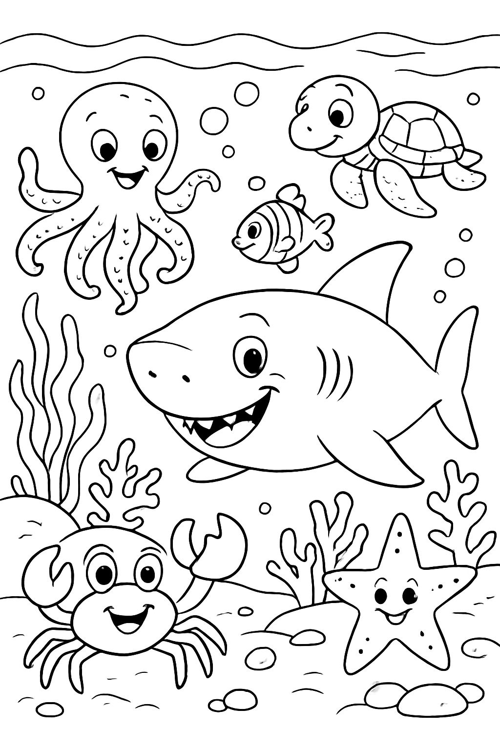 large underwater scene