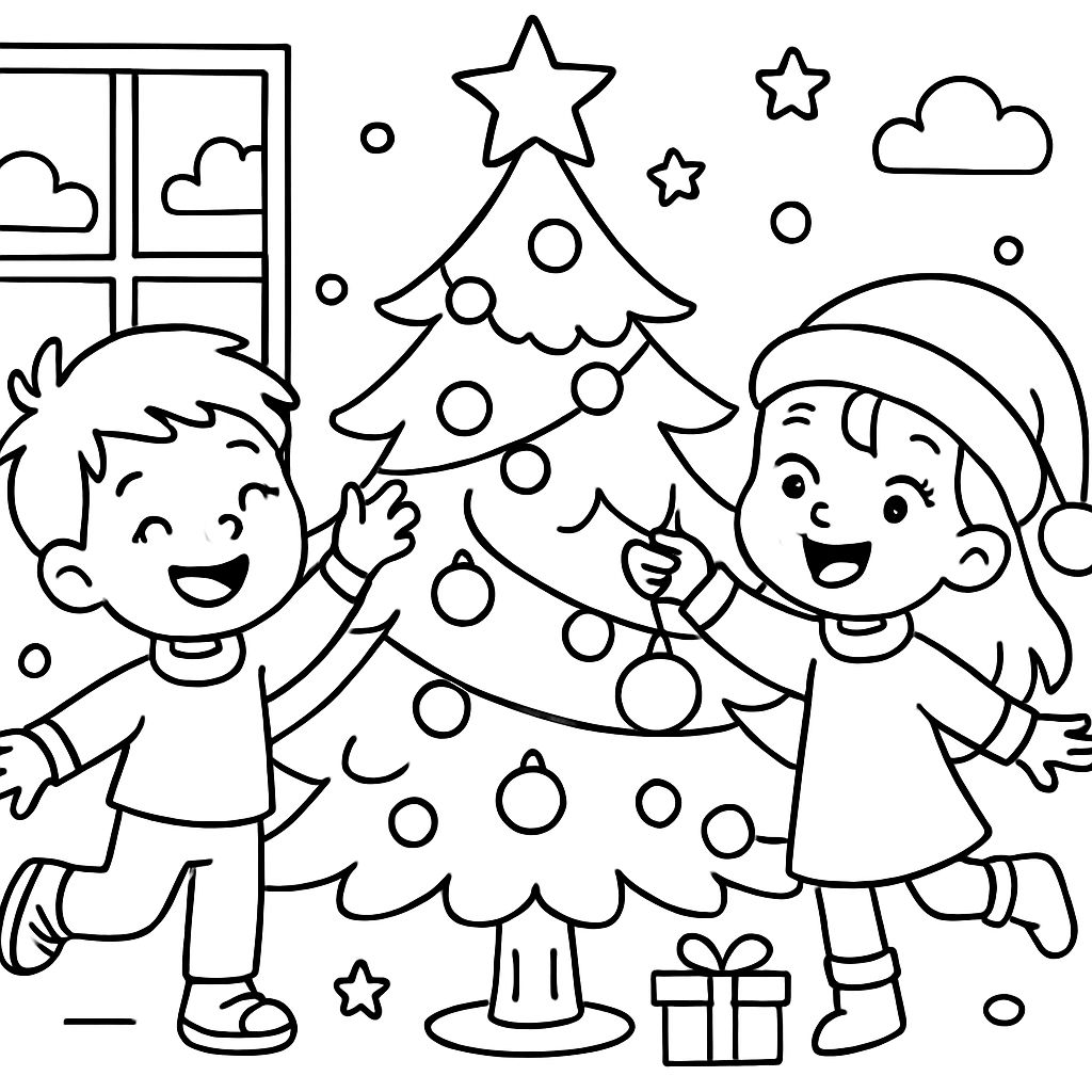 Árvore de Natal decorada Árvore de Natal decorada