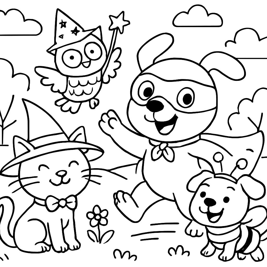 animais de estimação fantasiados animais de estimação fantasiados