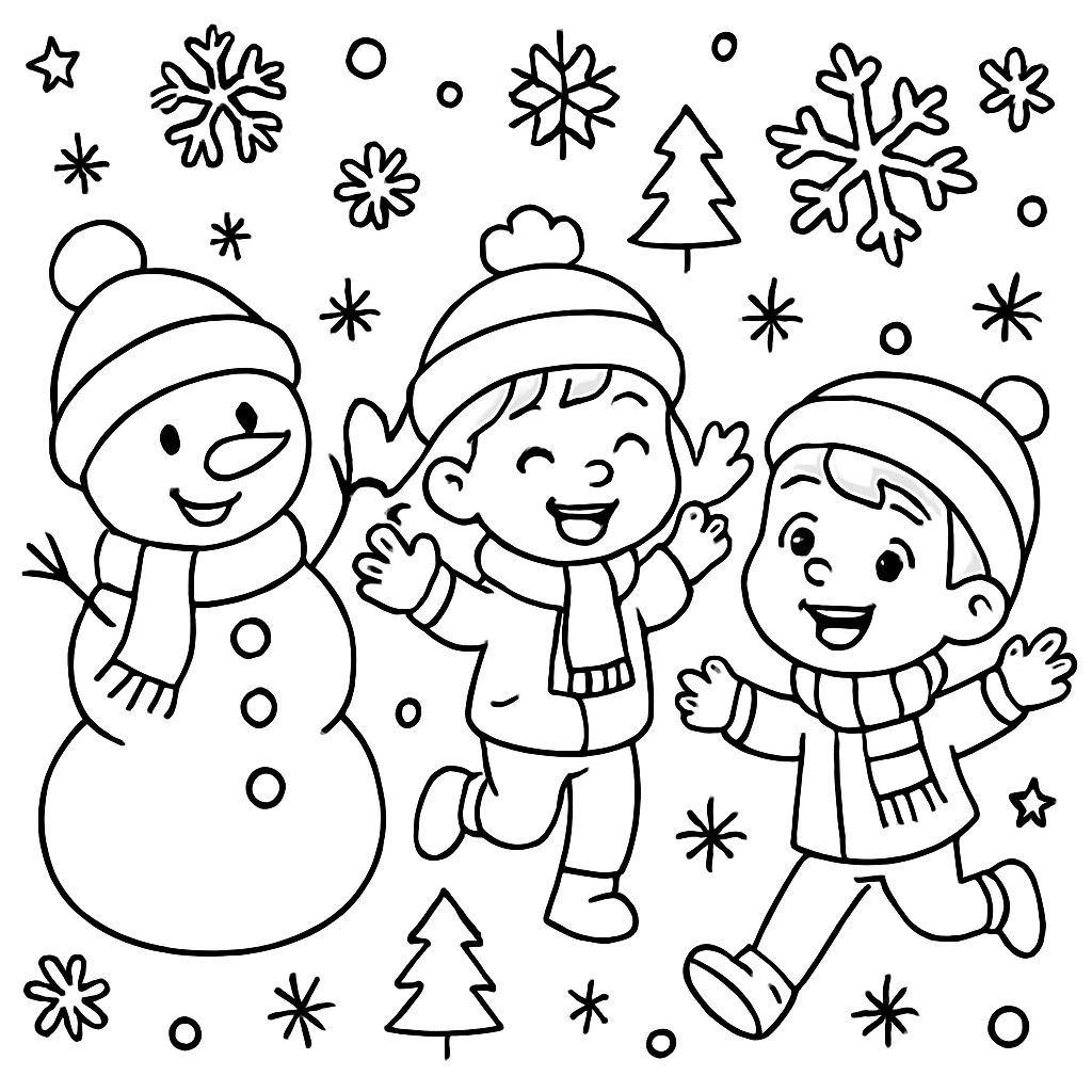 Winter Coloring Patterns 'winter patterns' Coloring Page | bubbely