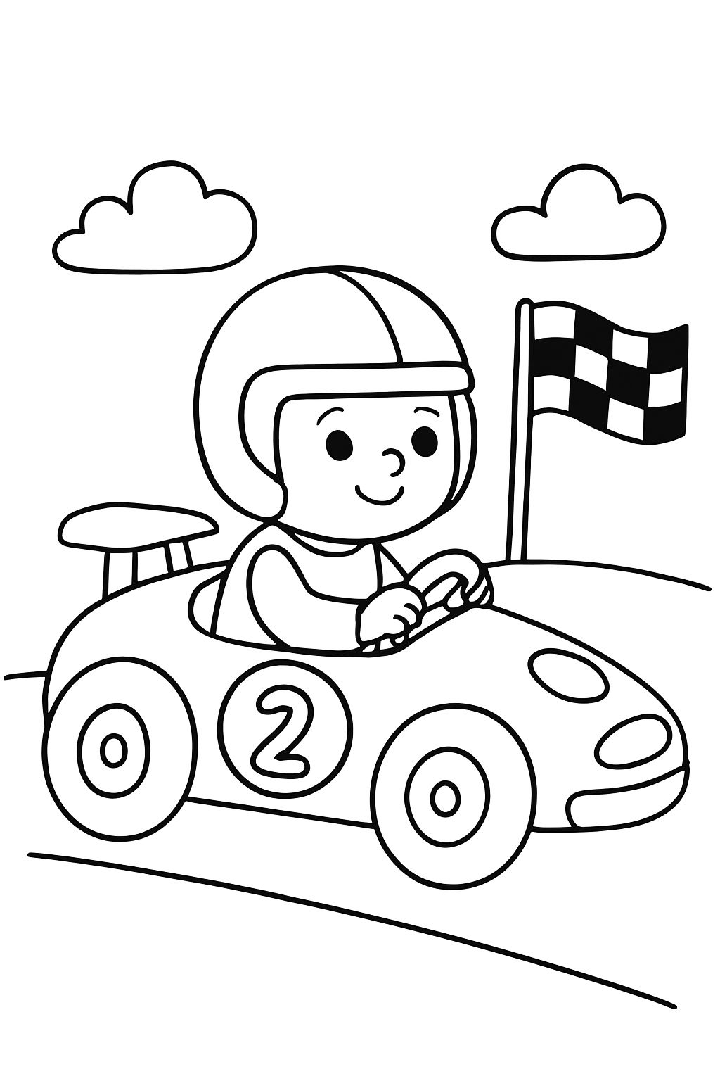 racing driver number 2