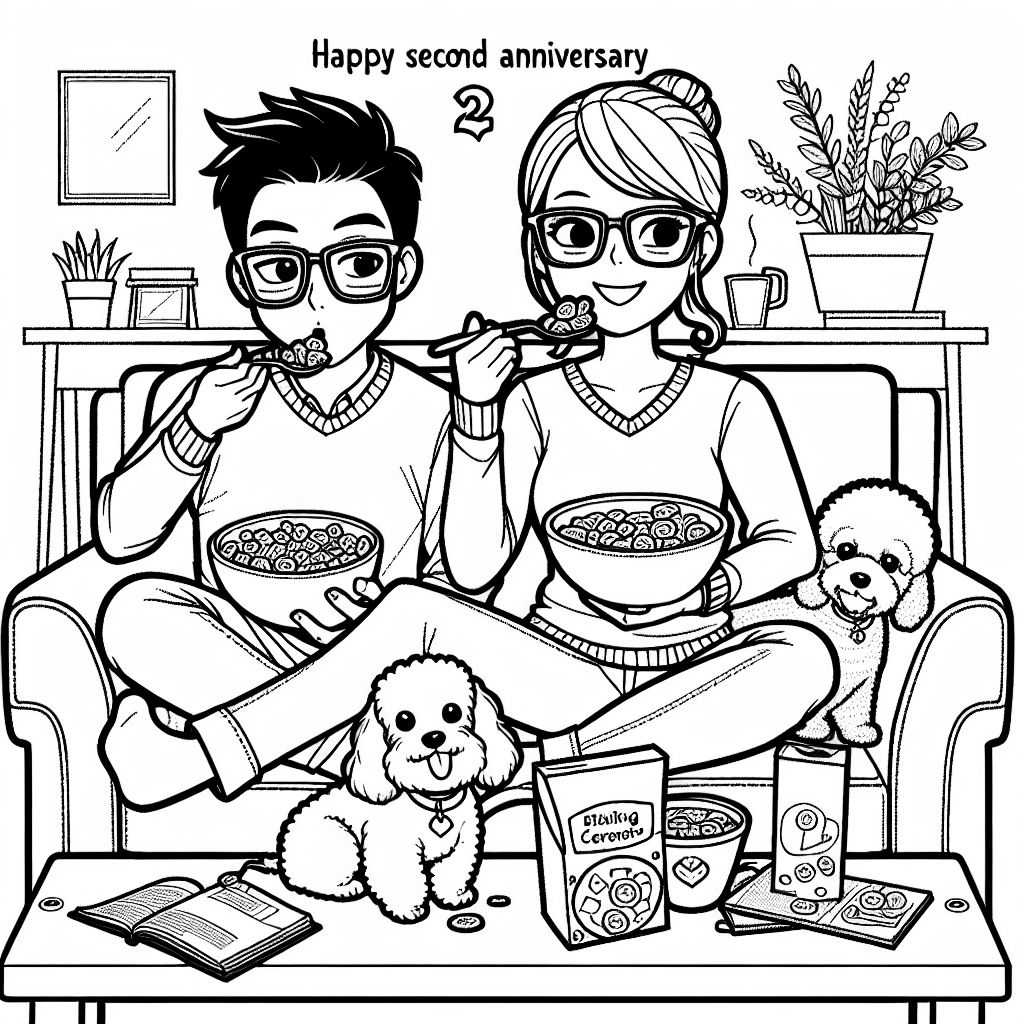 'cereal' Coloring Pages bubbely