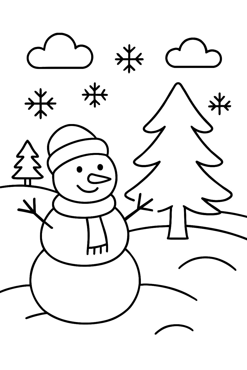 Pays des merveilles d'hiver sans personnes