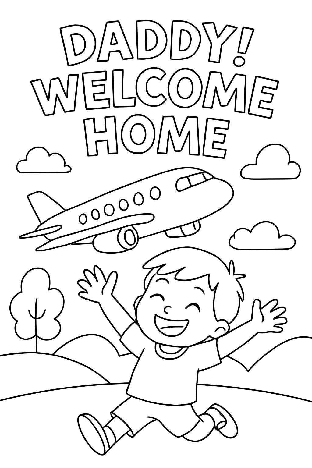 Papa ! Bienvenue à la maison