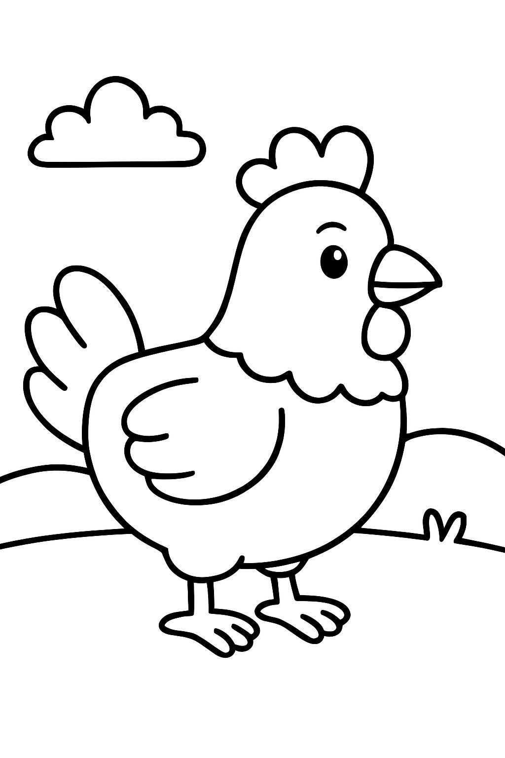 'chicken coop' Coloring Pages | bubbely