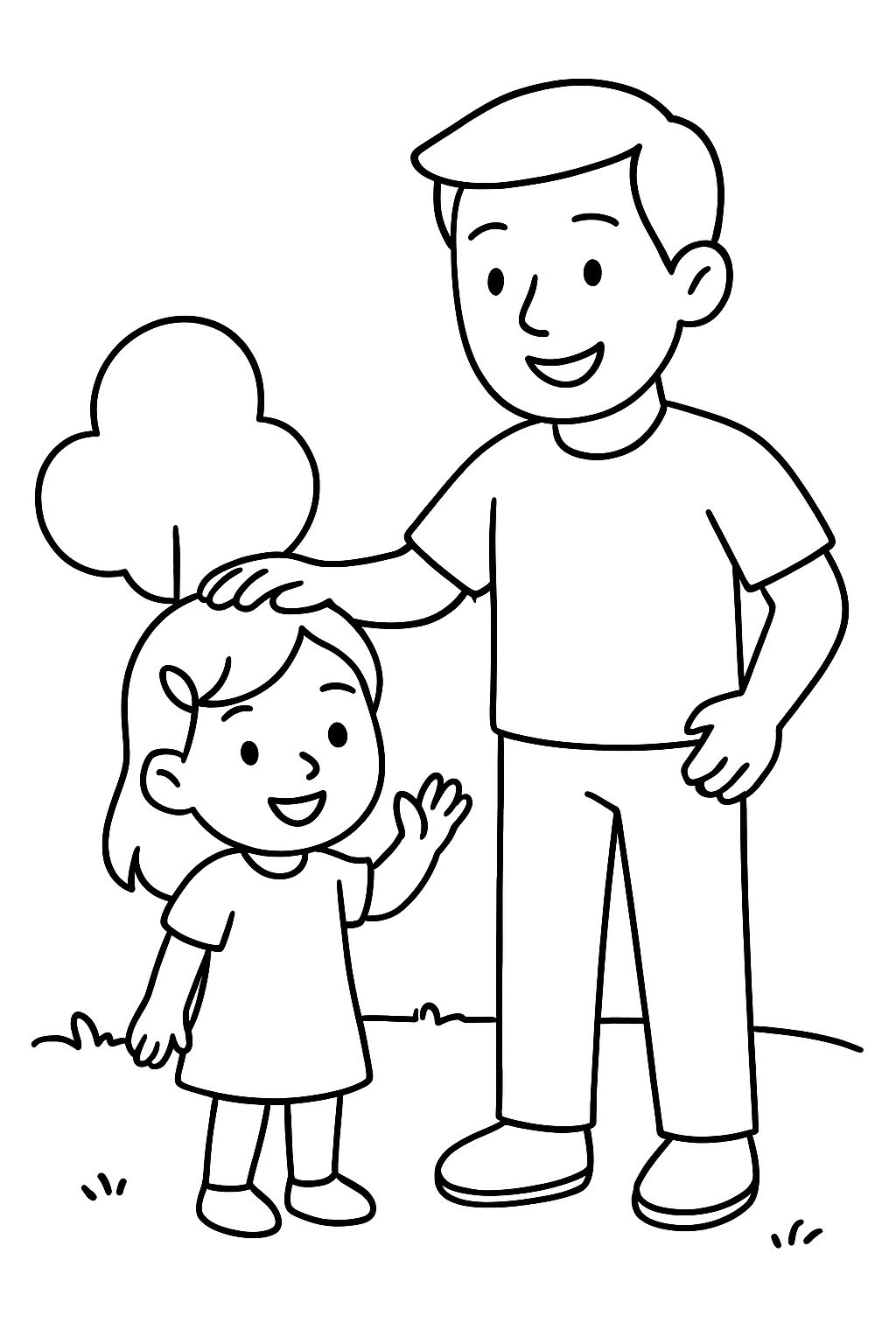 Ayla with Dad