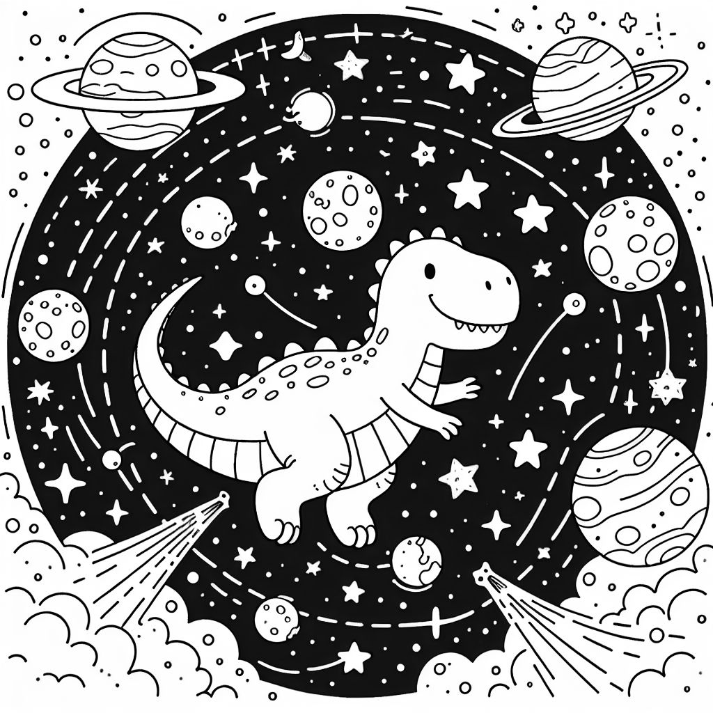 Dino en el Espacio Dino en el Espacio