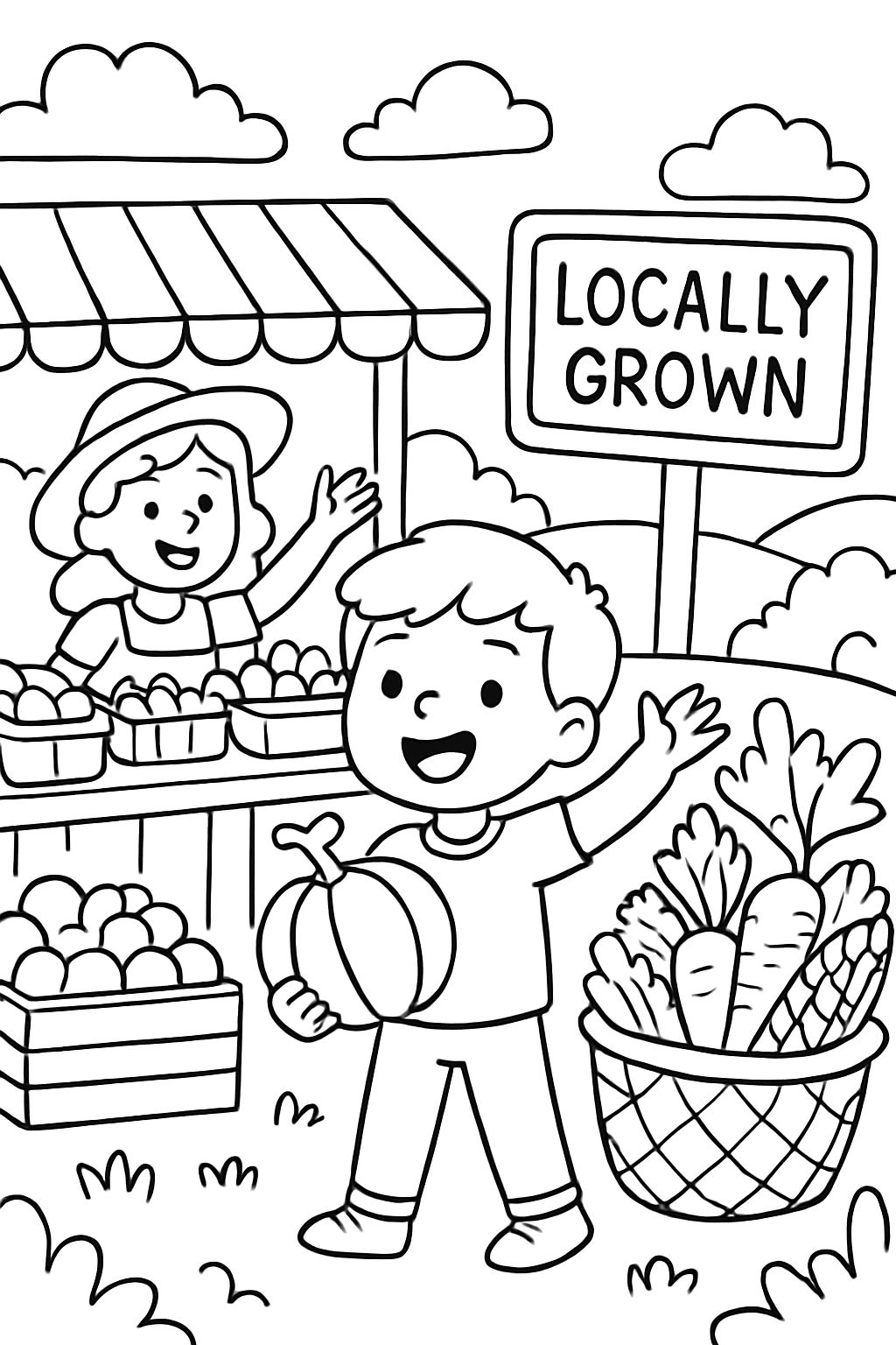 locally grown farmers market