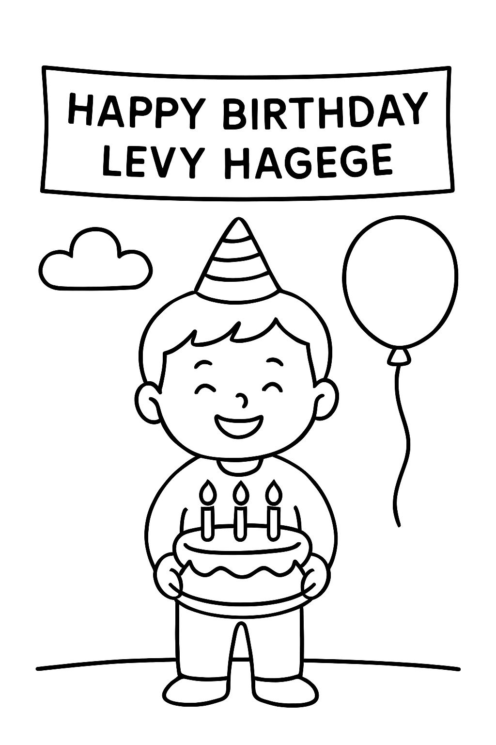 Feliz aniversário, Levy Hagege