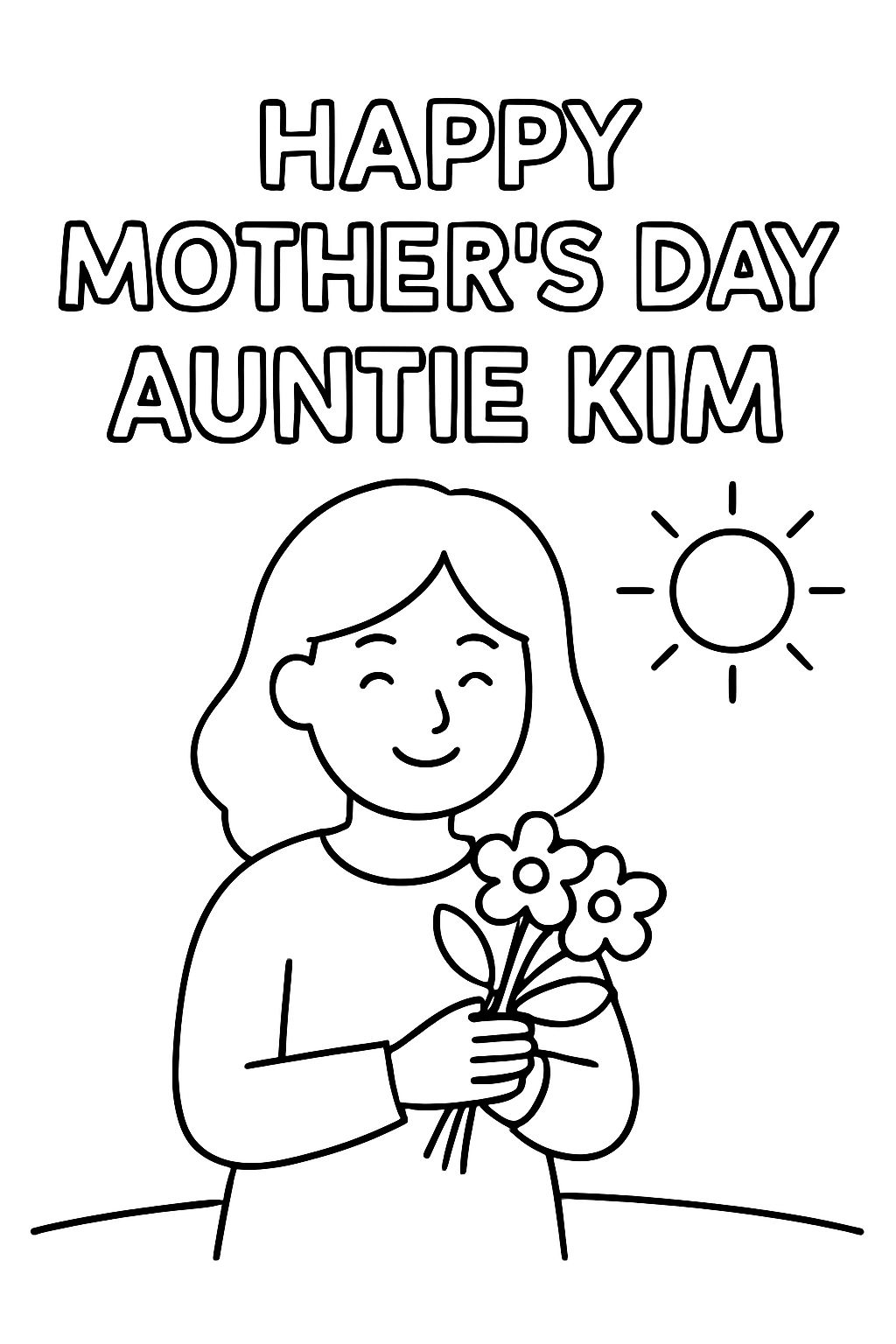Happy mother’s day auntie kim