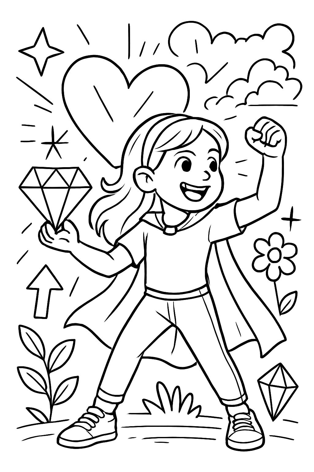 Treating myself like a precious object will make me strong.