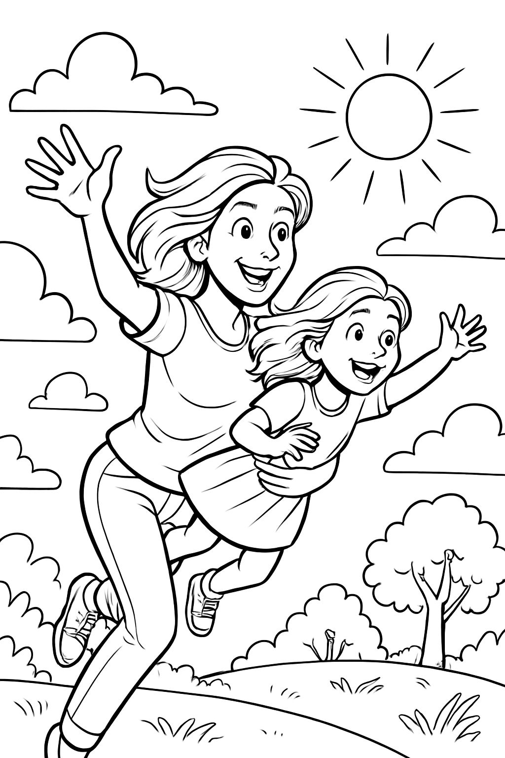 a mom with her daughter