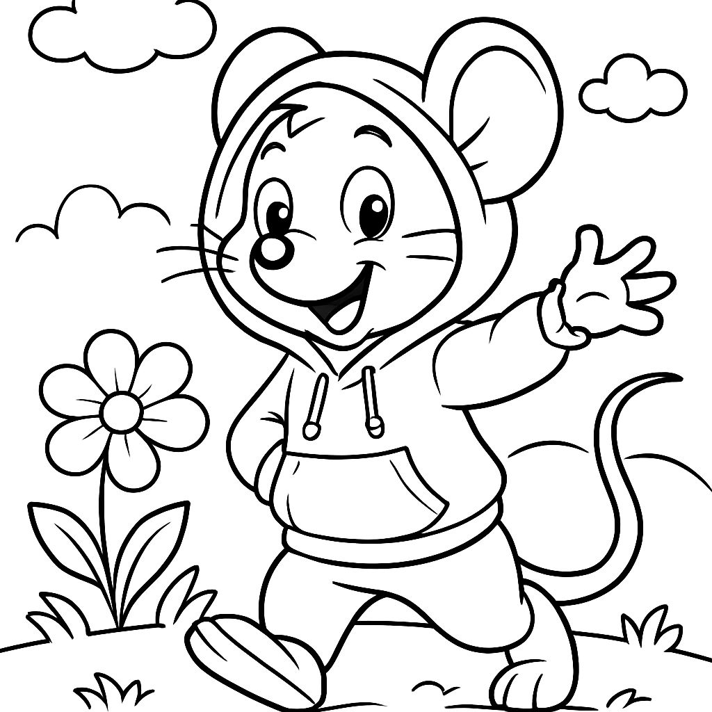 um rato com capuz um rato com capuz