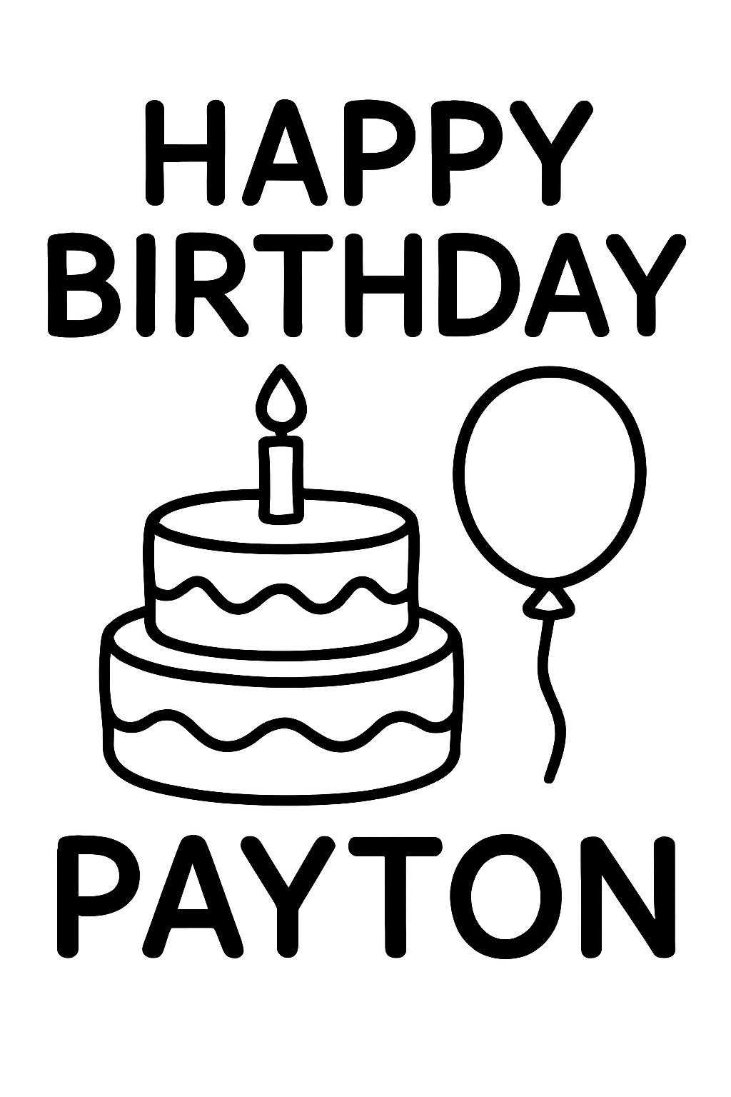 Happy Birthday Payton