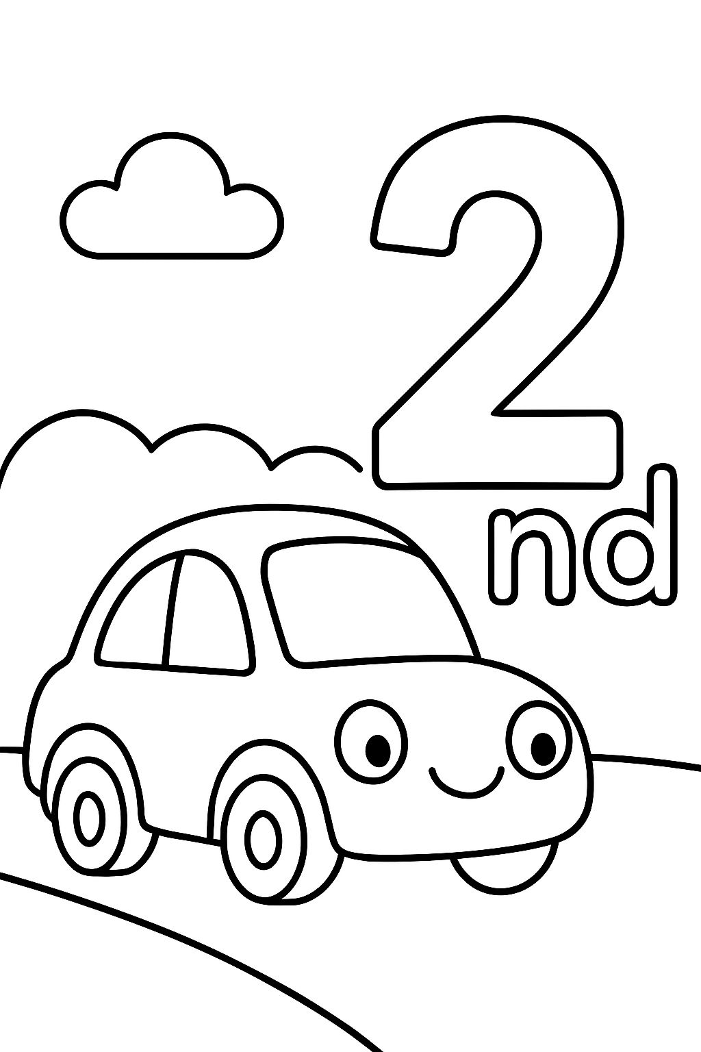 2. Geburtstagskarte für einen autobegeisterten Jungen 2. Geburtstagskarte für einen autobegeisterten Jungen