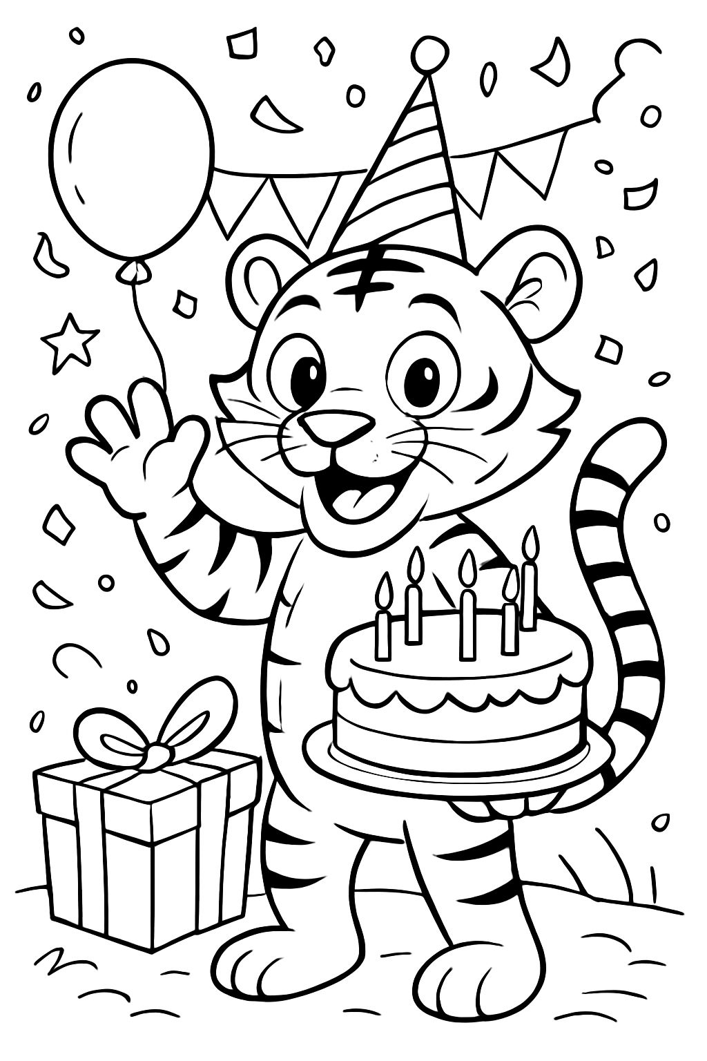 a birthday tiger for CLEO