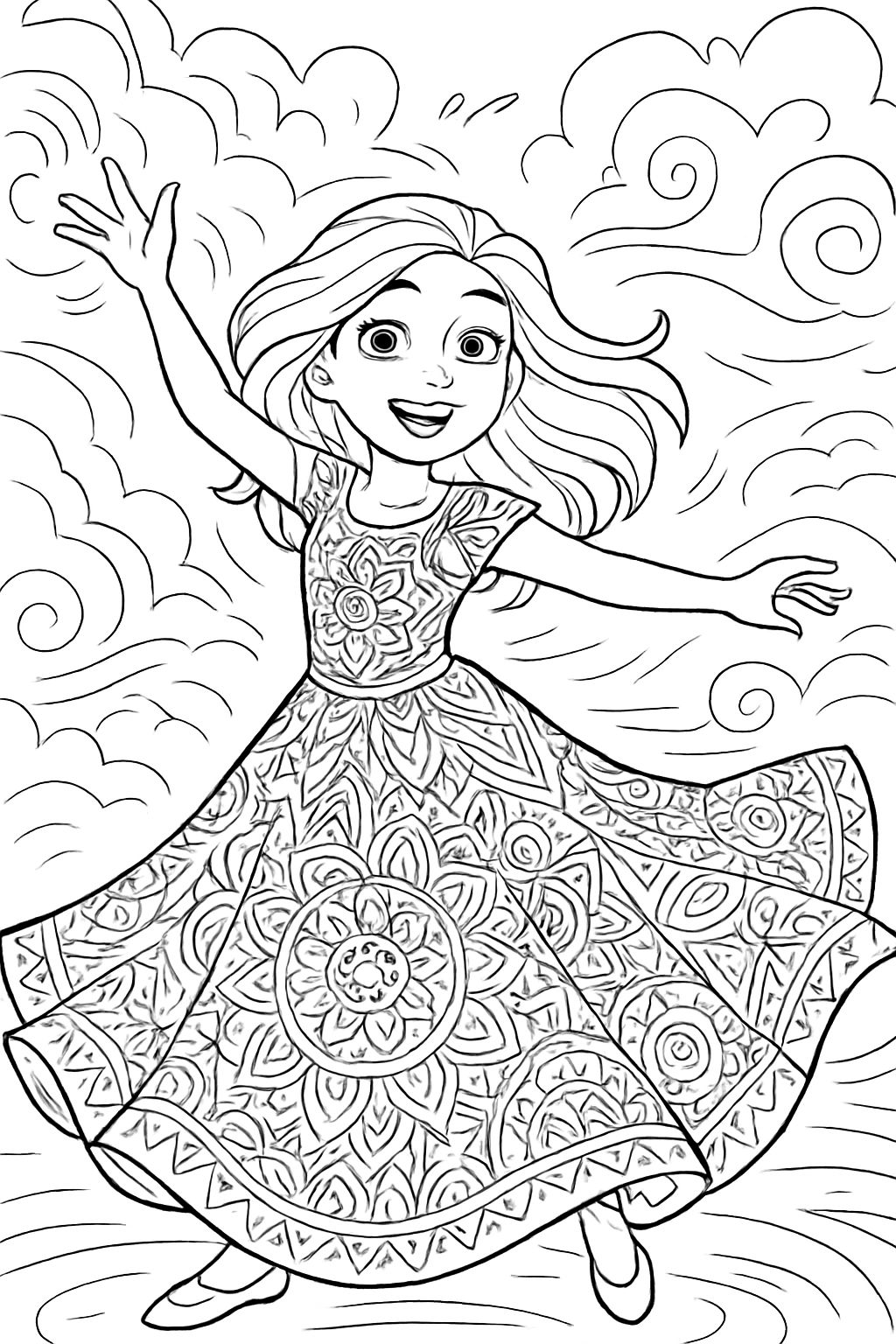 mandala gown