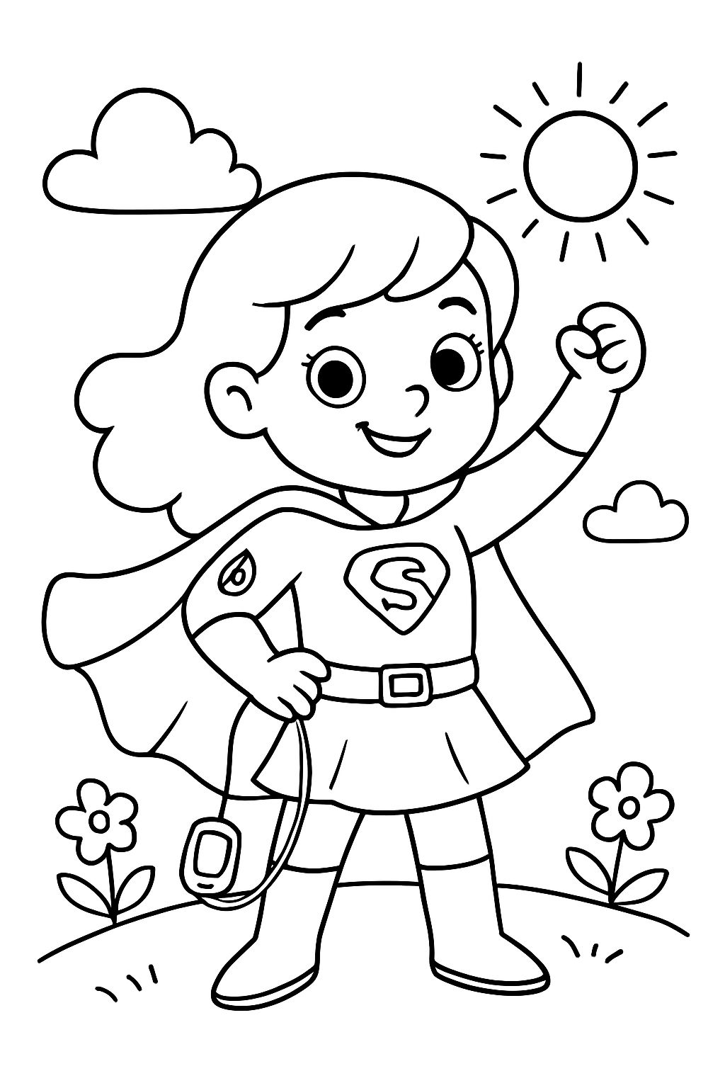 Uma super-heroína com diabetes Uma super-heroína com diabetes