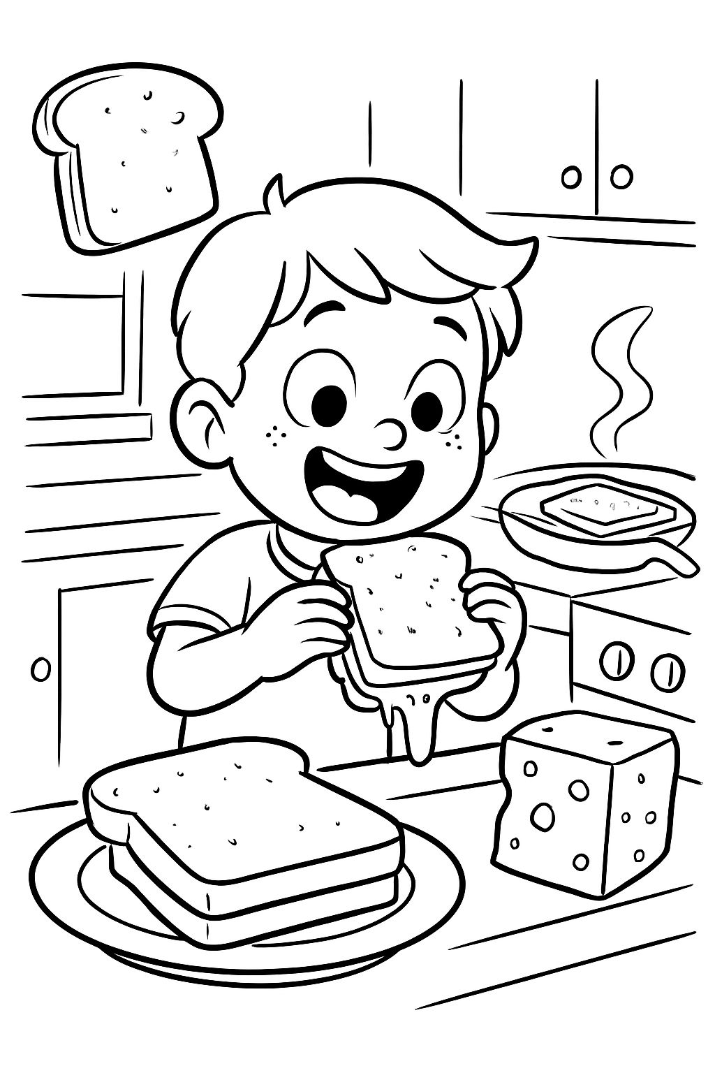 Comment faire un grilled cheese