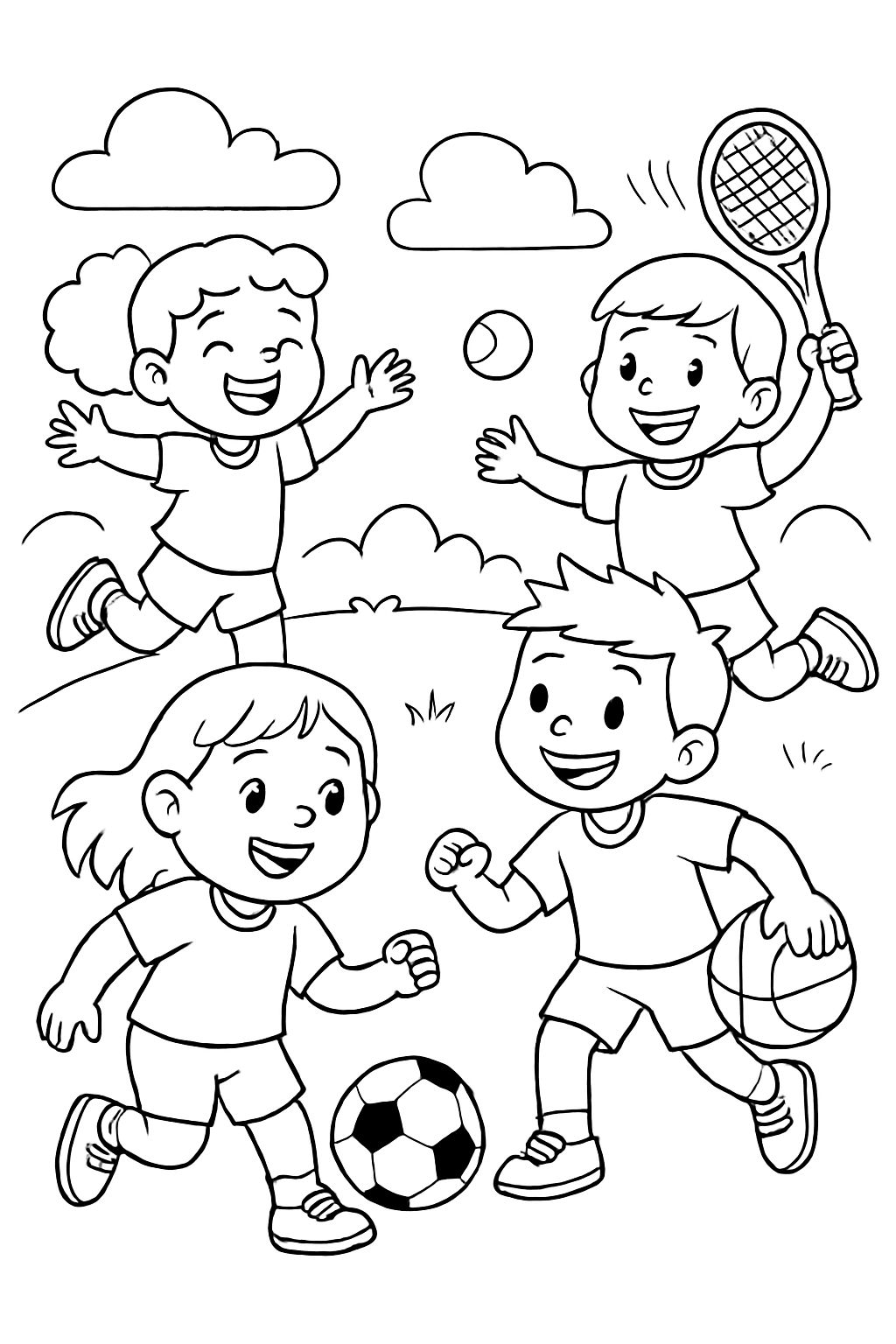 children with and without Down syndrome in sports