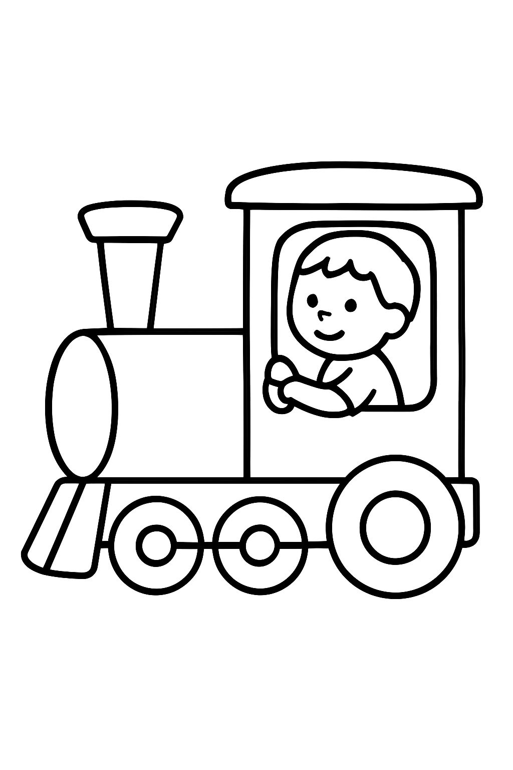 un garçon de 2 ans dans une ancienne locomotive un garçon de 2 ans dans une ancienne locomotive