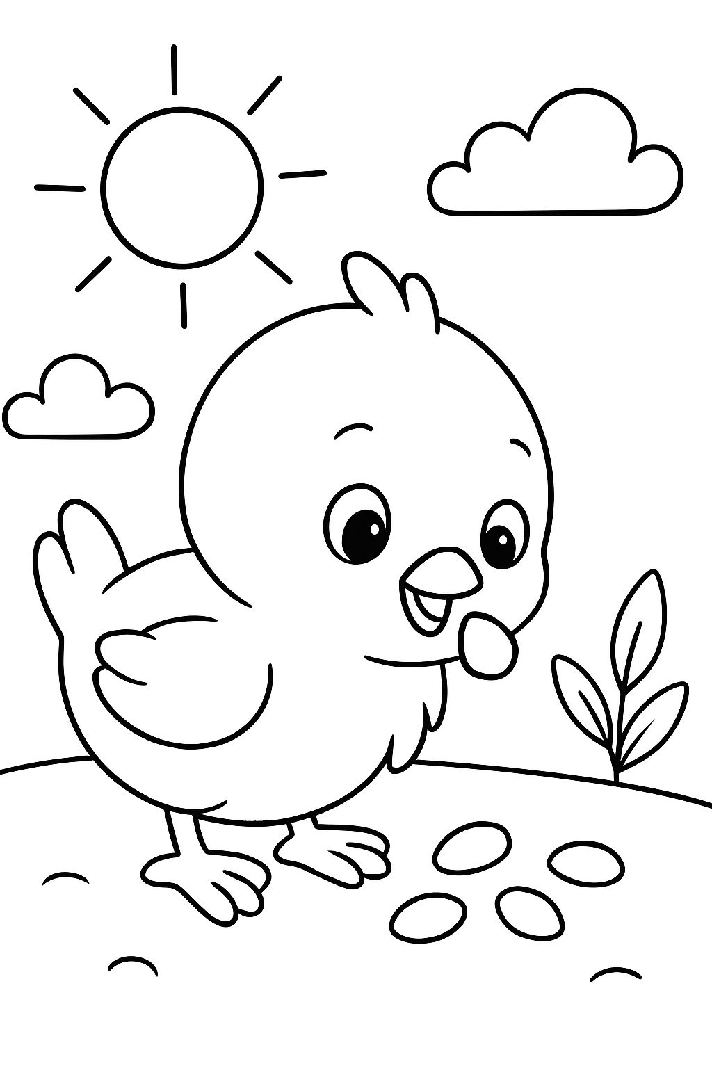 Poussin mangeant des graines et.super mignon. Poussin mangeant des graines et.super mignon.