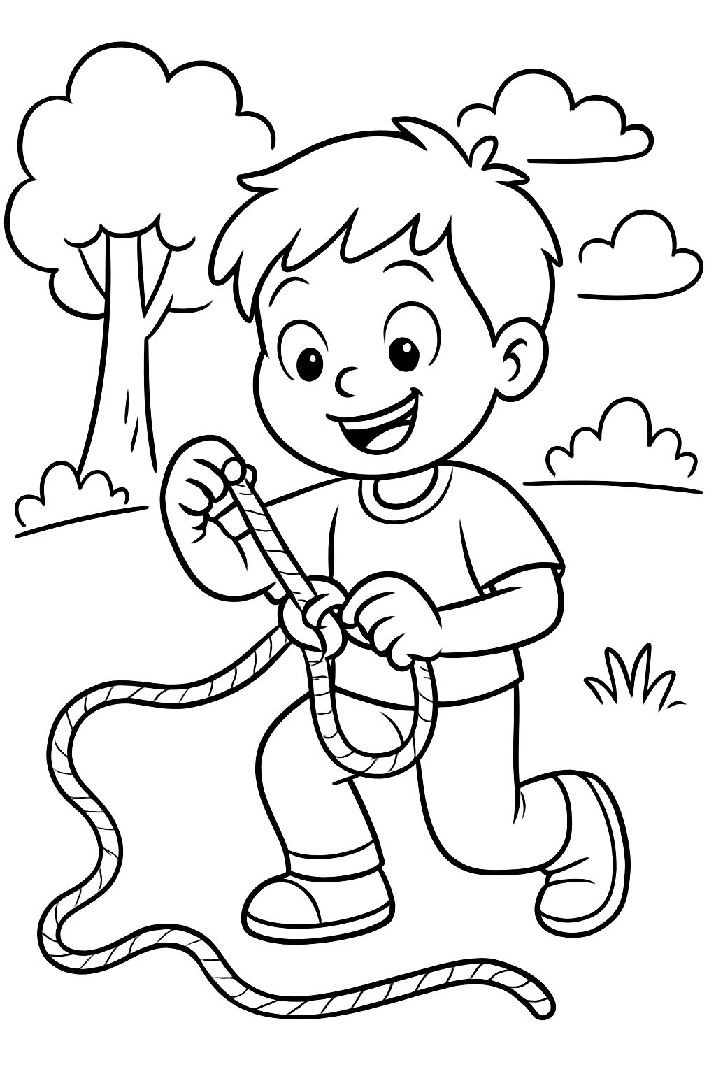 Practicing knots
