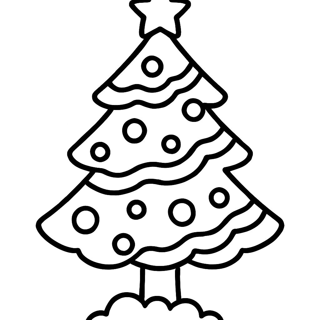 Un árbol de Navidad decorado