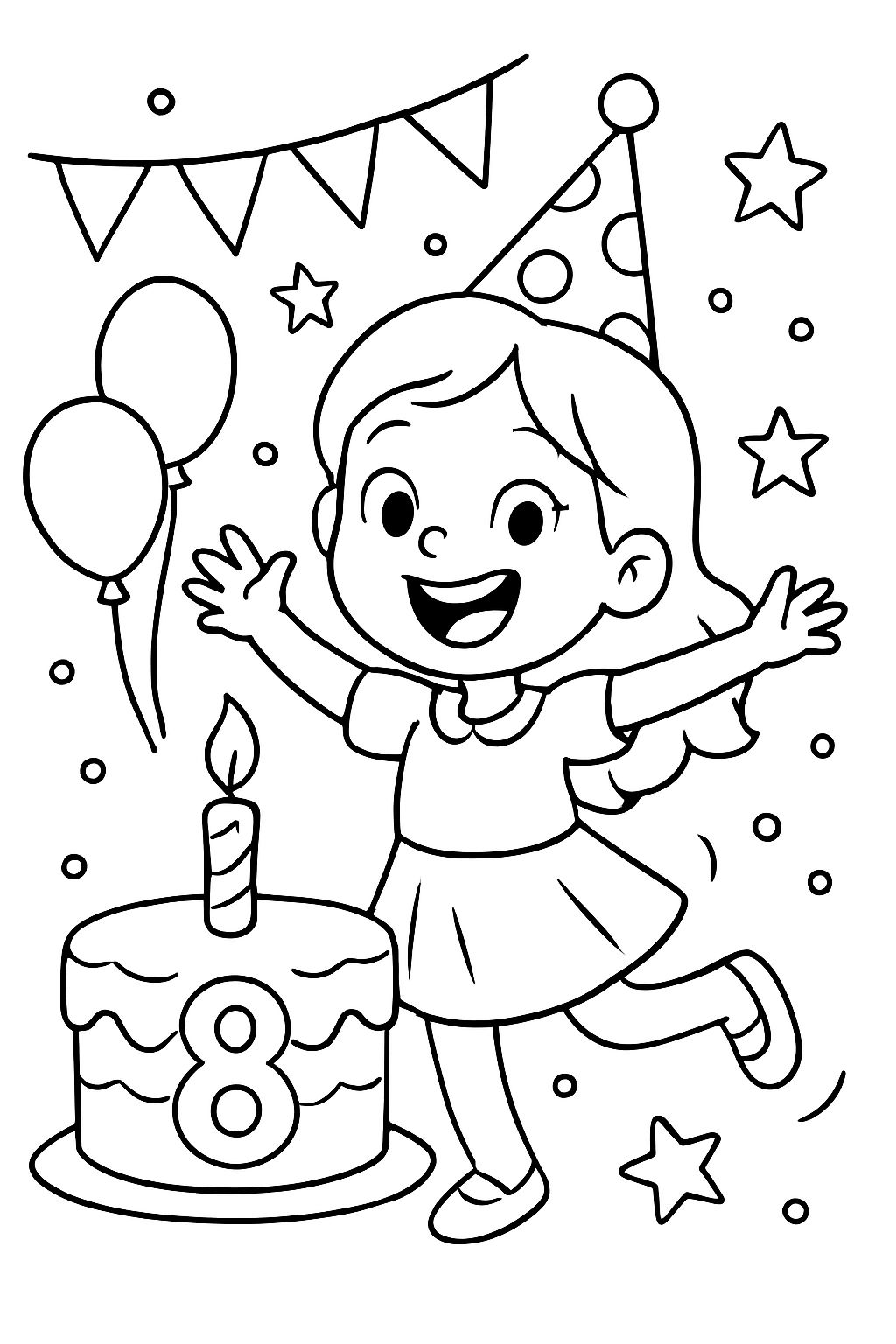 a girl that is turning 8 years old