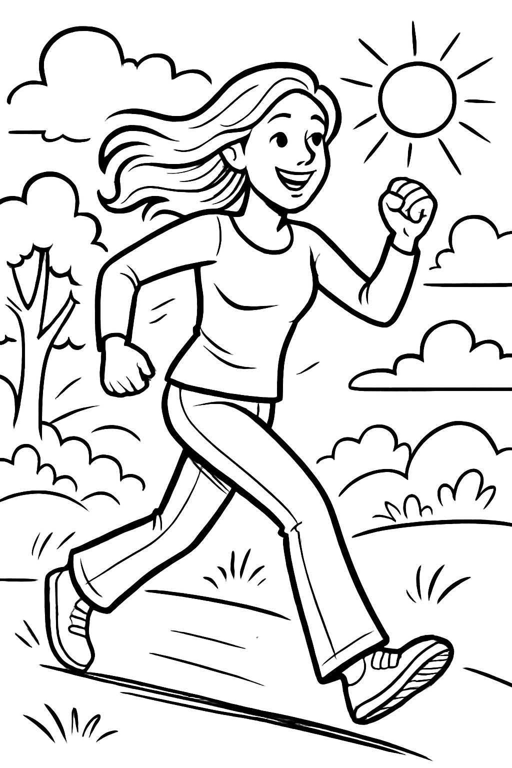 une maman en pleine longueur