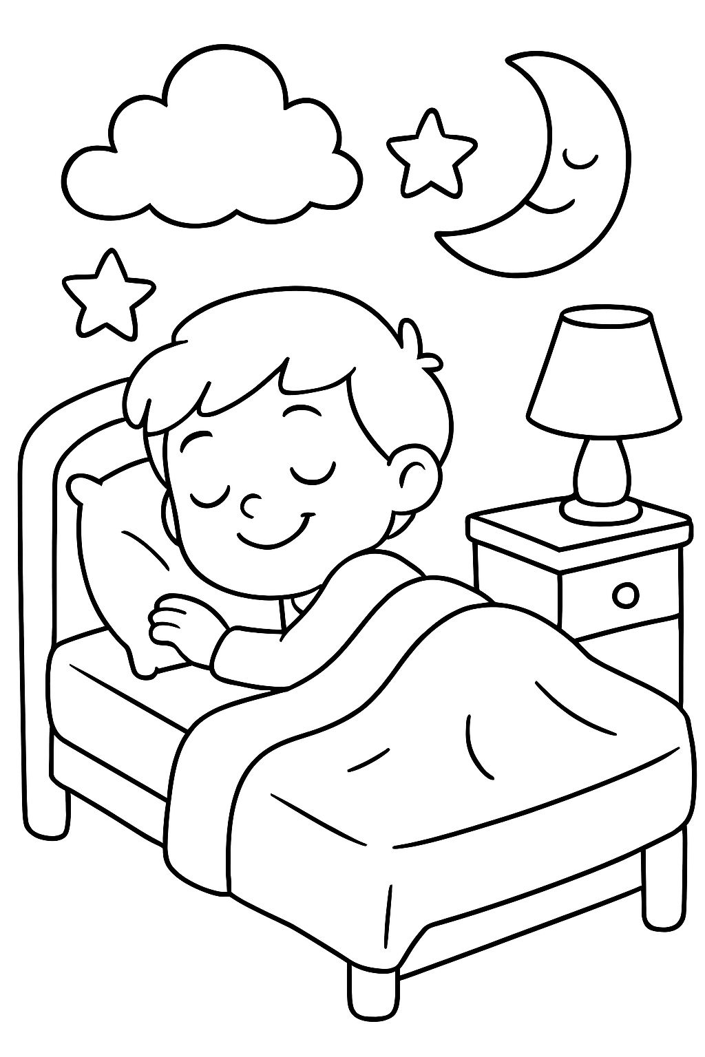 A sleeping child