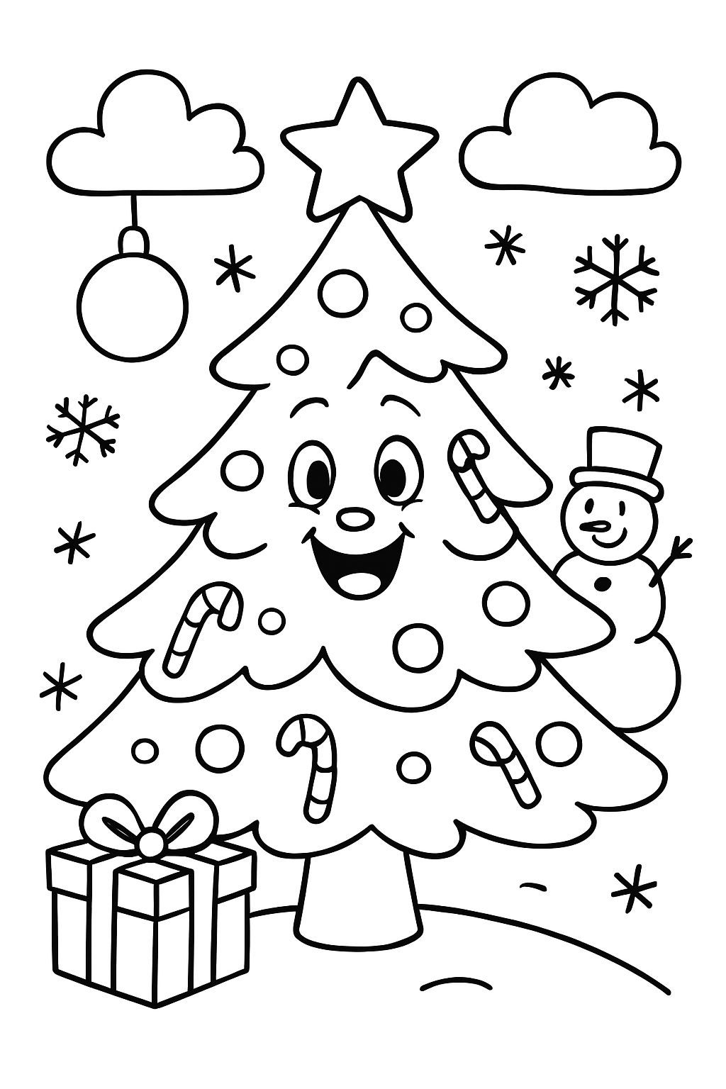 a happy christmas tree