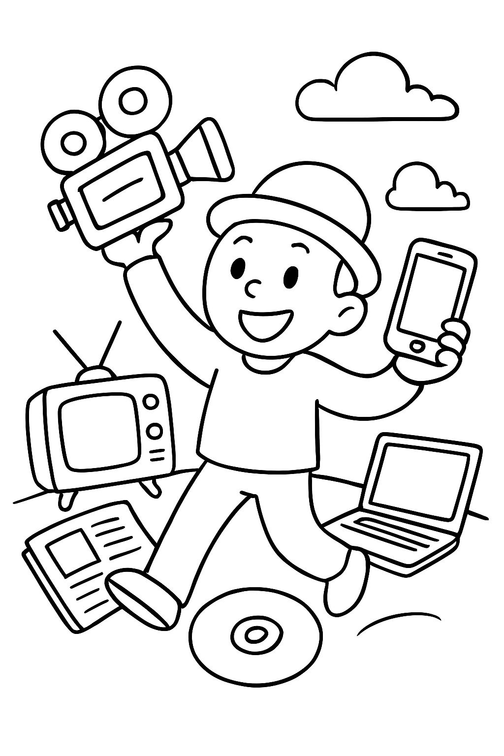 médias anciens et nouveaux sans visages