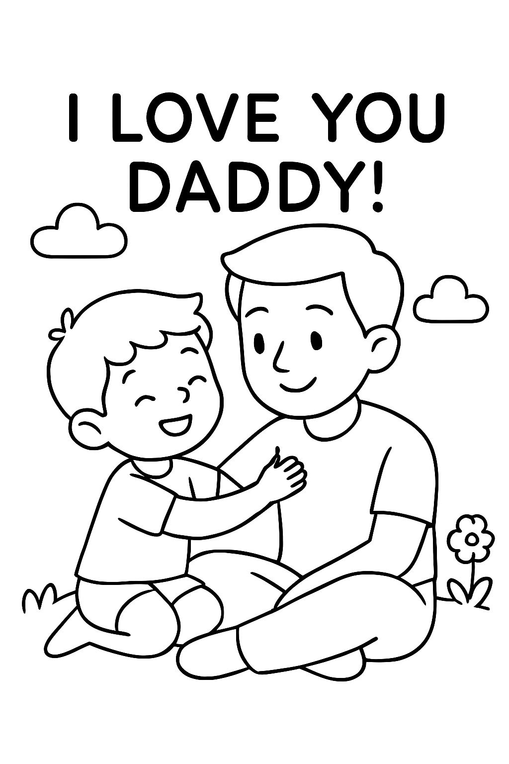 Ich liebe dich, Papa!