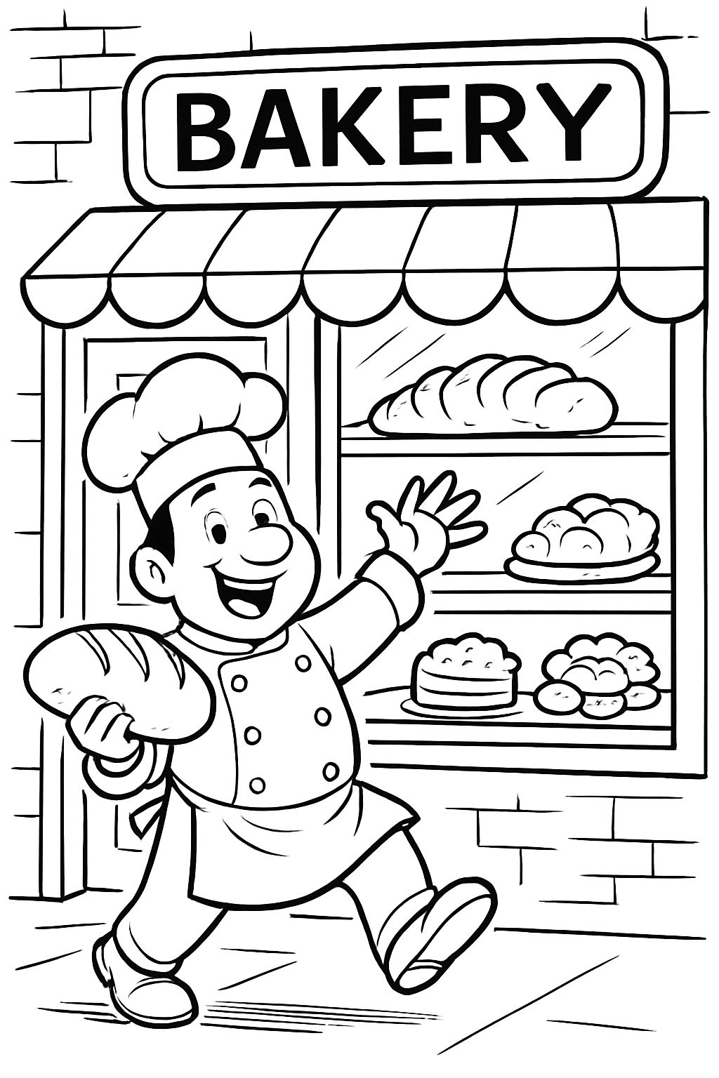 a bakery with a display window from the outside a bakery with a display window from the outside