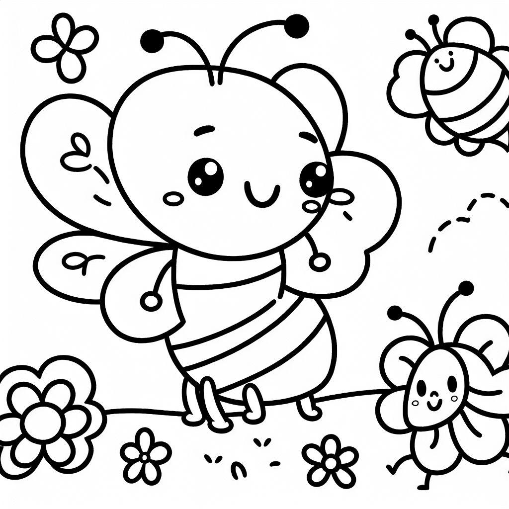 Abeja simple Abeja simple