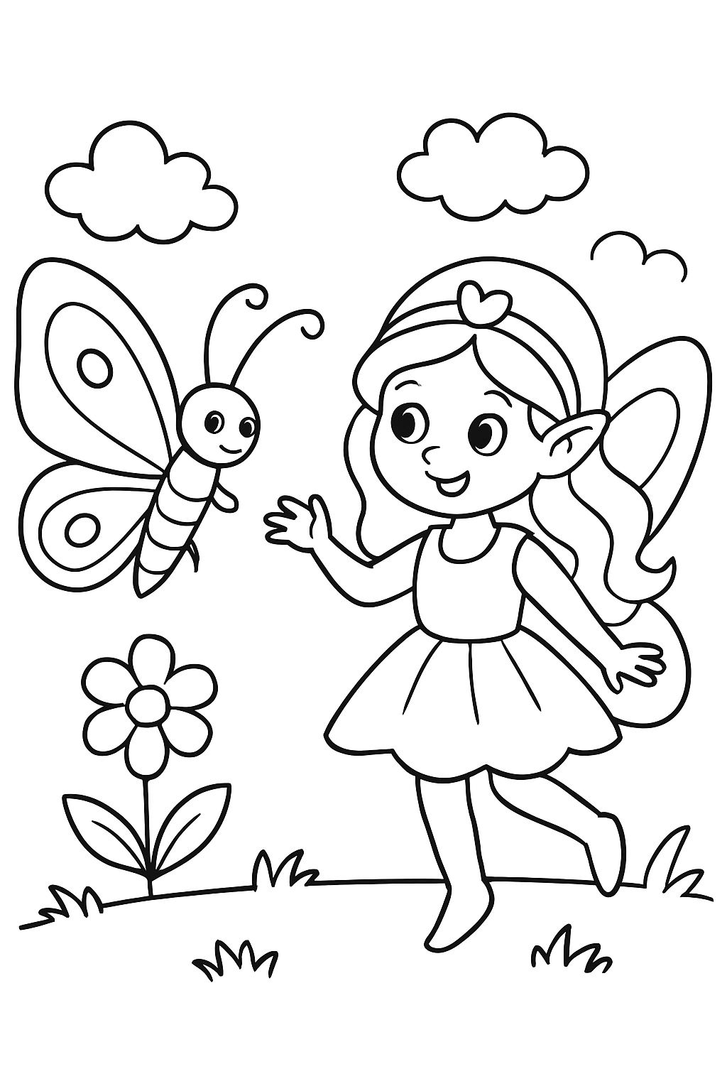 Papillon avec fée