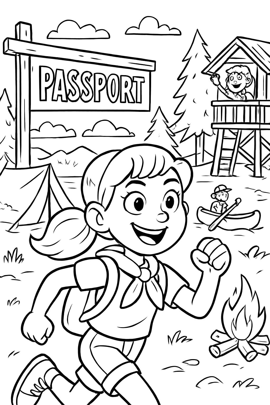 A summer camp called "Passport".