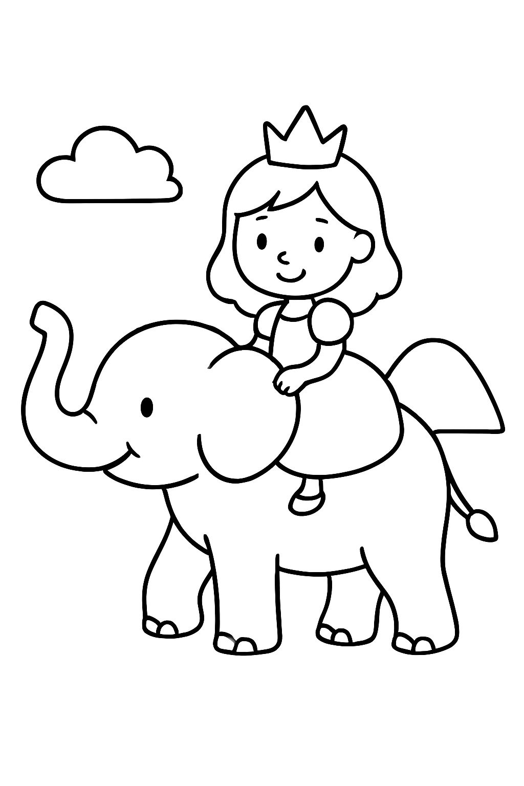 Prinzessin und Elefant