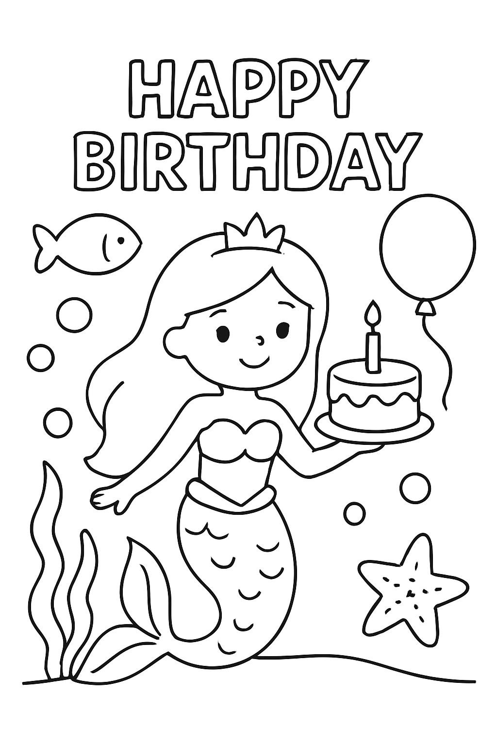 Einen Meerjungfrauen geburtstag Einen Meerjungfrauen geburtstag