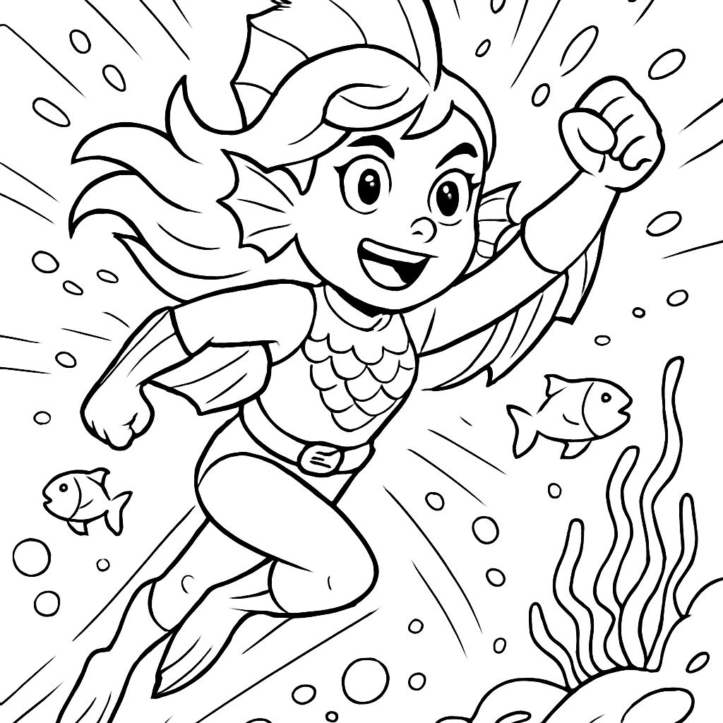 hero called fish girl hero called fish girl